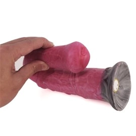 YOCY2012 29cm Vibrating Horse Dildo Silicone Long Penis with Suction Cup