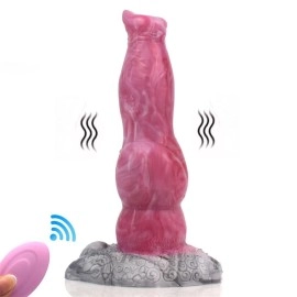 YOCY2085 21cm Curly Coated Retriever Penis Large Animal Dildos Vibrator for Women Massager
