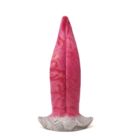 YOCY2094 21cm Silicone Magic Tongue Dildo Gory Raw Meat Color Penis Sex Toy for Women