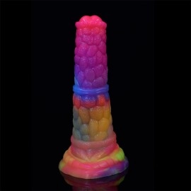 YOCY Factory New Liquid Silicone Luminous Dildo Glow In Dark Penis Adult Sex Toys