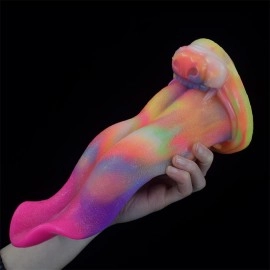 Glow in Dark Animal Dildo Luminous Penis Huge Monster Tongue Silicone Dildos Sex Toys