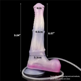 YOCY New Horse Cock Water Spay Pump Squirting Dildo Ejaculation Penis Silicone