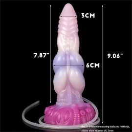 Customized YOCY Best Realistic Squirting Dildos Water Spay Penis Double Knot Massager Sex Toys