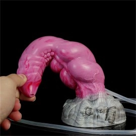 Customized YOCY Best Realistic Squirting Dildos Water Spay Penis Double Knot Massager Sex Toys