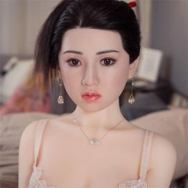 Chinese Hot Girl Silicone Head Sex Doll Eunice AFST001 157cm 5ft2 A Cup Chest AF Slim Love Doll