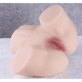 AFH101 12kg Half Body Pocket Pussy Sex Doll Ass Torso 3D Realistic Lifelike Vagina Masturbator