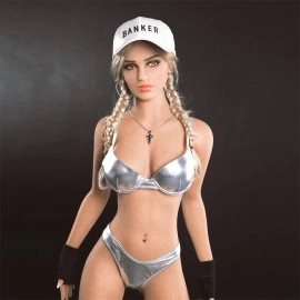 AF150 166cm Quite Slim Sex Doll Naked Girl Doll Caily A Cup Chest Love Doll for Boy